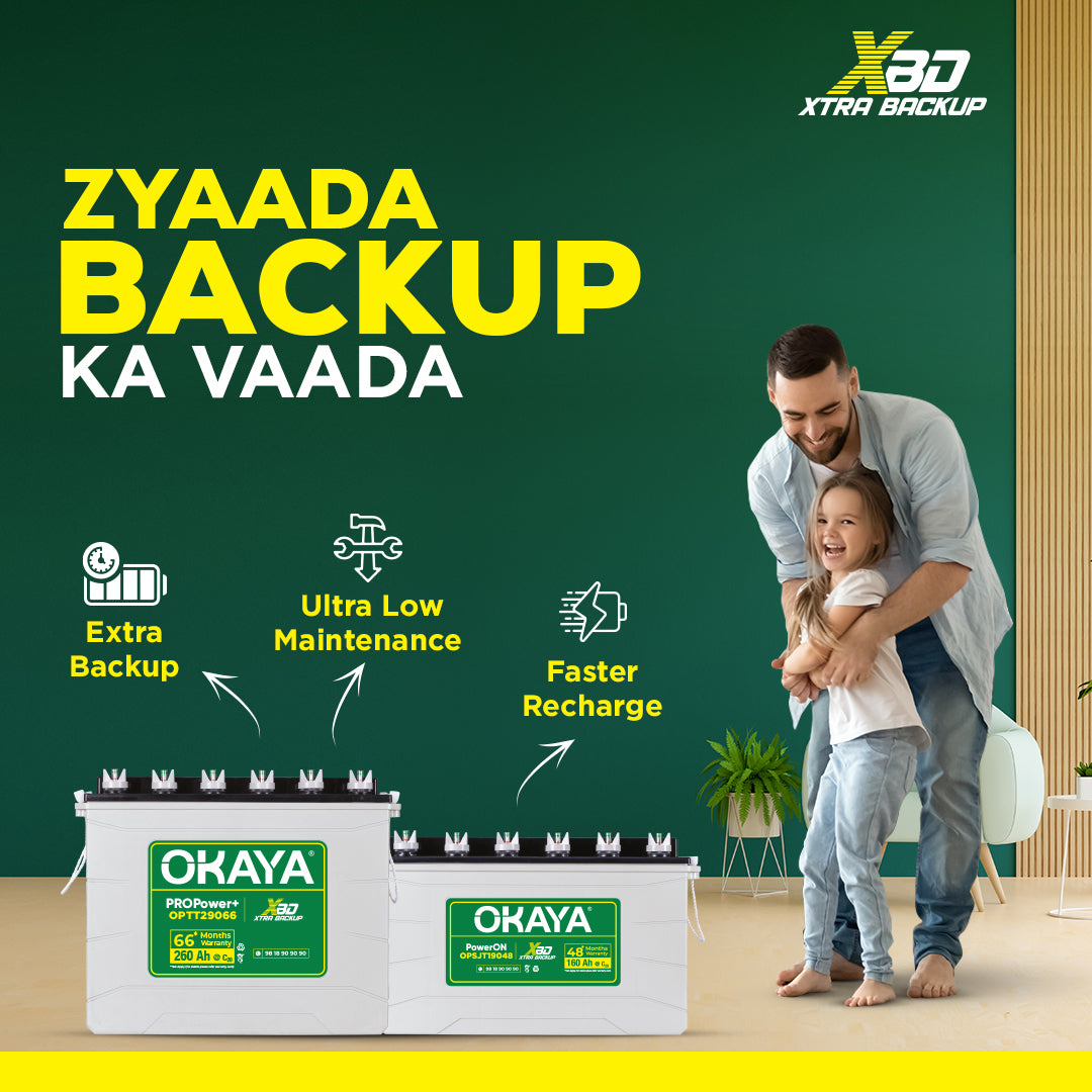 OKAYA PROPower - OPTT 19054 160 Ah Tall Tubular Battery