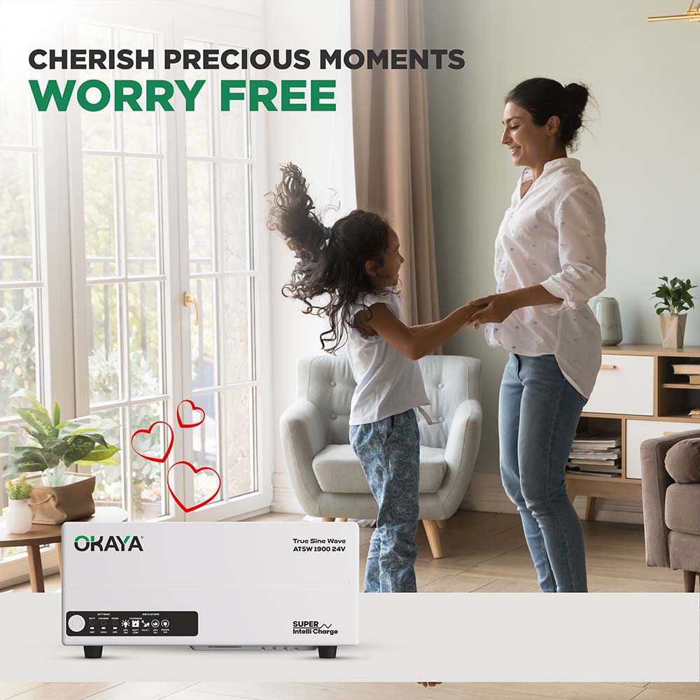 OKAYA HUPS - ATSW 1900 24V TRUE SINEWAVE INVERTER