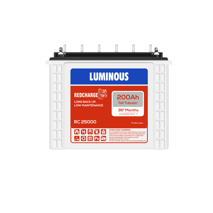 LUMINOUS BATTERY 200 AH - RC25000