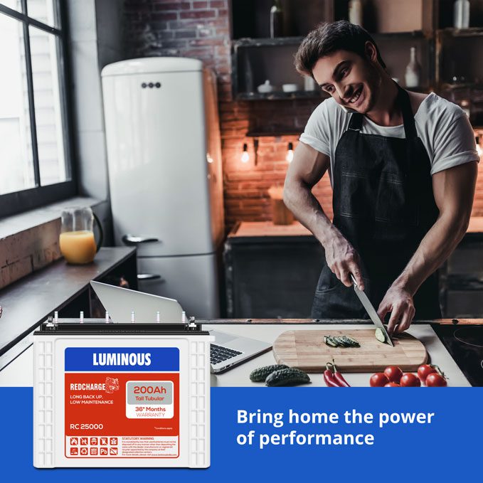 LUMINOUS BATTERY 200 AH - RC25000