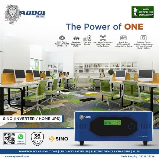 ADDO SINO 900VA=900WATT 12V SINEWAVE Inverter