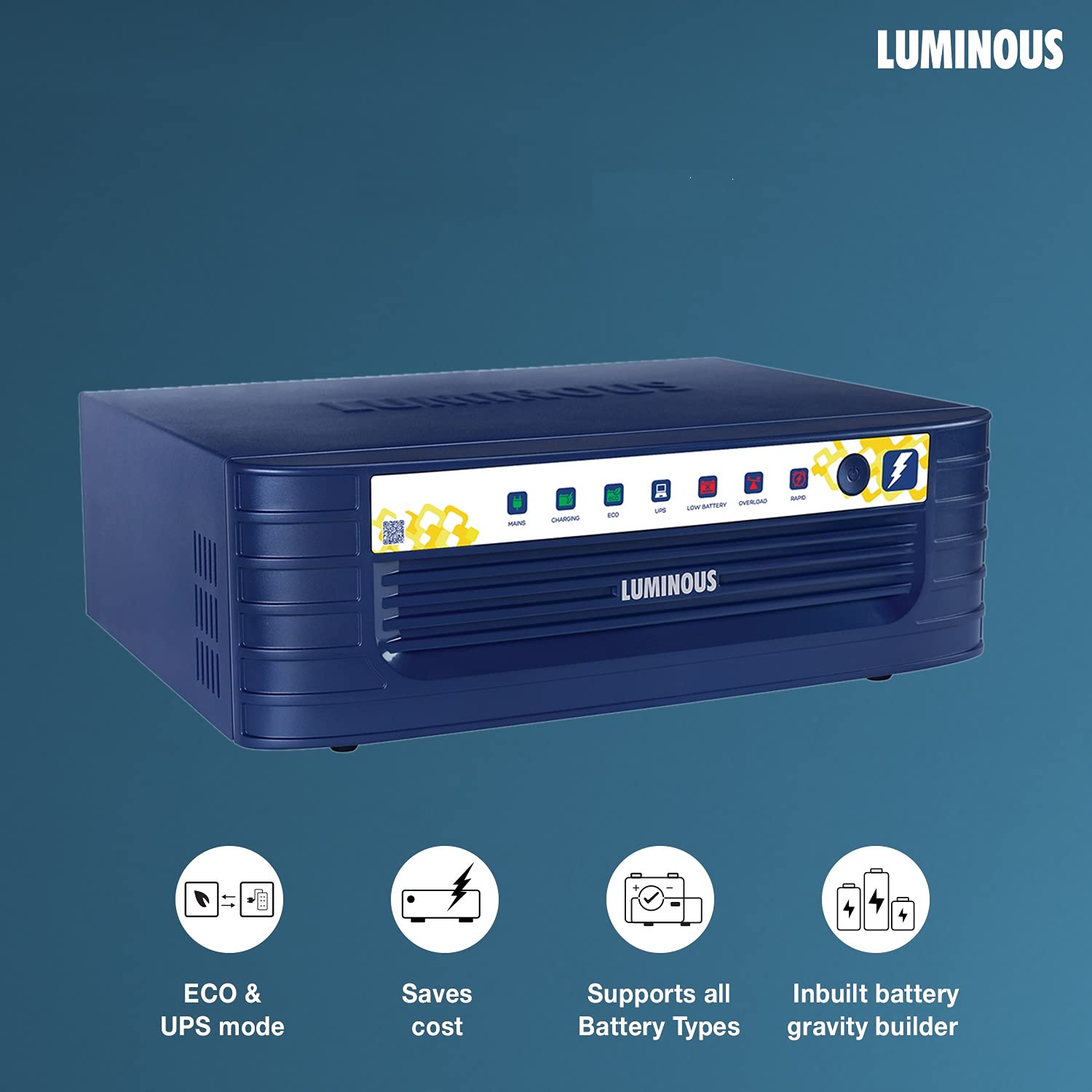 LUMINOUS HERCULES SINE 1500 - 1400VA/12V SINEWAVE INVERTER