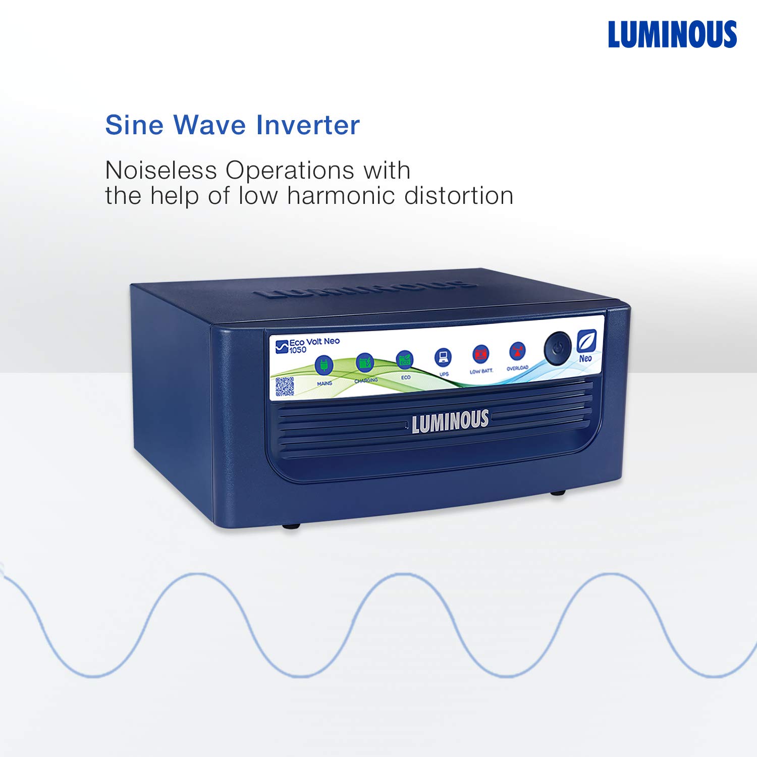 LUMINOUS ECO VOLT NEO 1050 - 900VA/12V SINEWAVE INVERTER