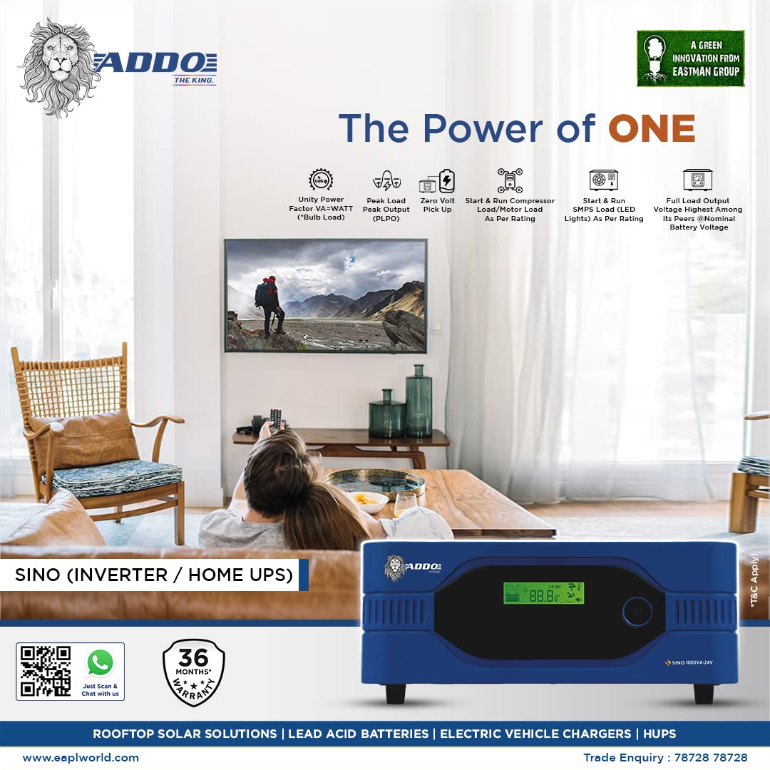 ADDO SINO 1800VA=1800 WATT 24V SINEWAVE Inverter