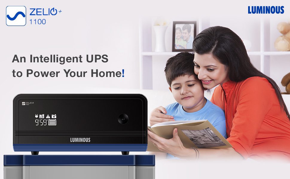 LUMINOUS ZELIO 1100+ 900VA/12V SMART SINEWAVE INVERTER