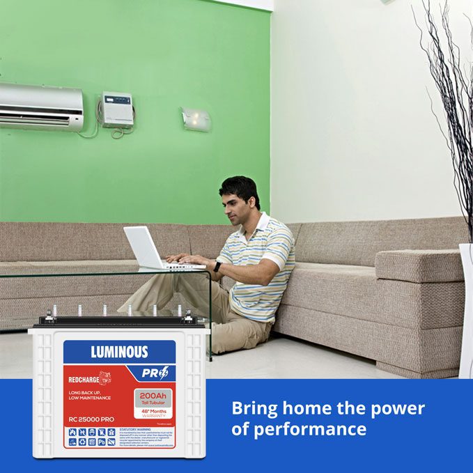 LUMINOUS BATTERY 200 AH - RC25000 PRO