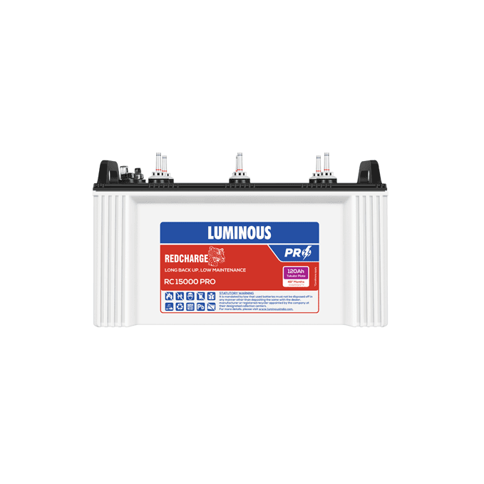 LUMINOUS BATTERY 120 AH - RC15000 PRO