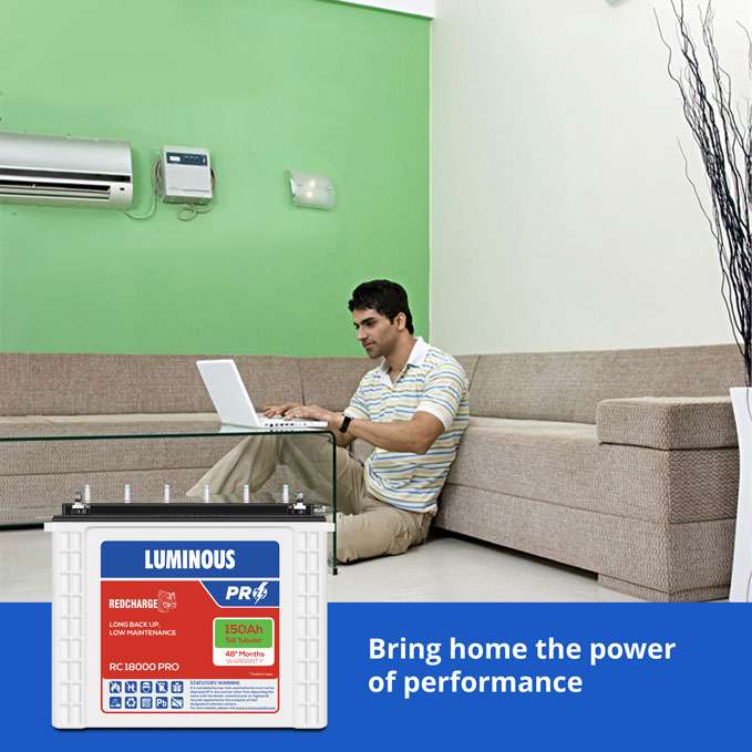 LUMINOUS BATTERY 150 AH - RC18000 PRO