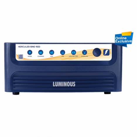 LUMINOUS HERCULES SINE 1500 - 1400VA/12V SINEWAVE INVERTER