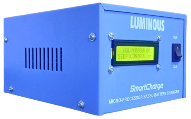 Luminous SmartCharge 12V 10-15 Amp Battery Charger for Lead Acid Battery |